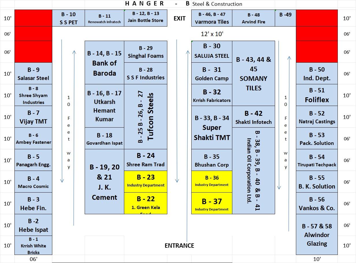 Hanger B Layout