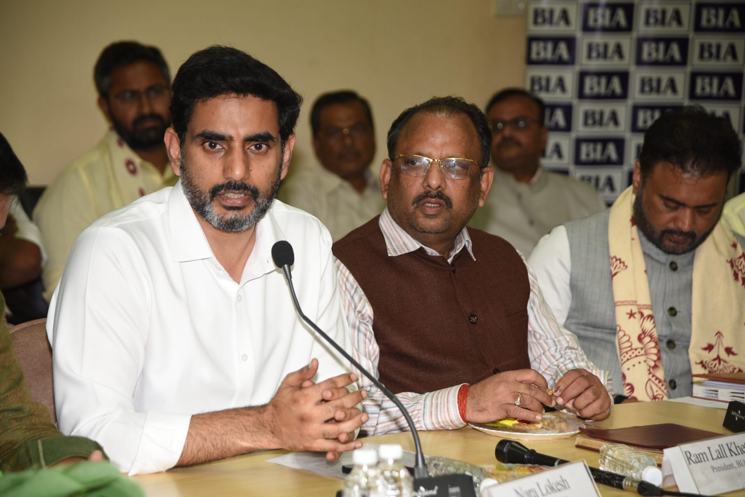 Interactive session with Shri Nara Lokesh ji Hon’ble IT Minister, Andhra Pradesh